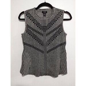 Halogen flare hem sleeveless top size xs